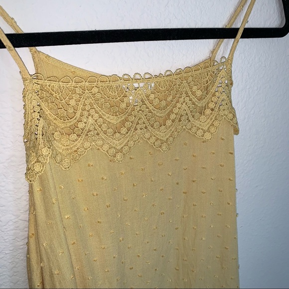 Mine Crocheted Décolletage Spaghetti Strap Sleeveless Top - Picture 7 of 13